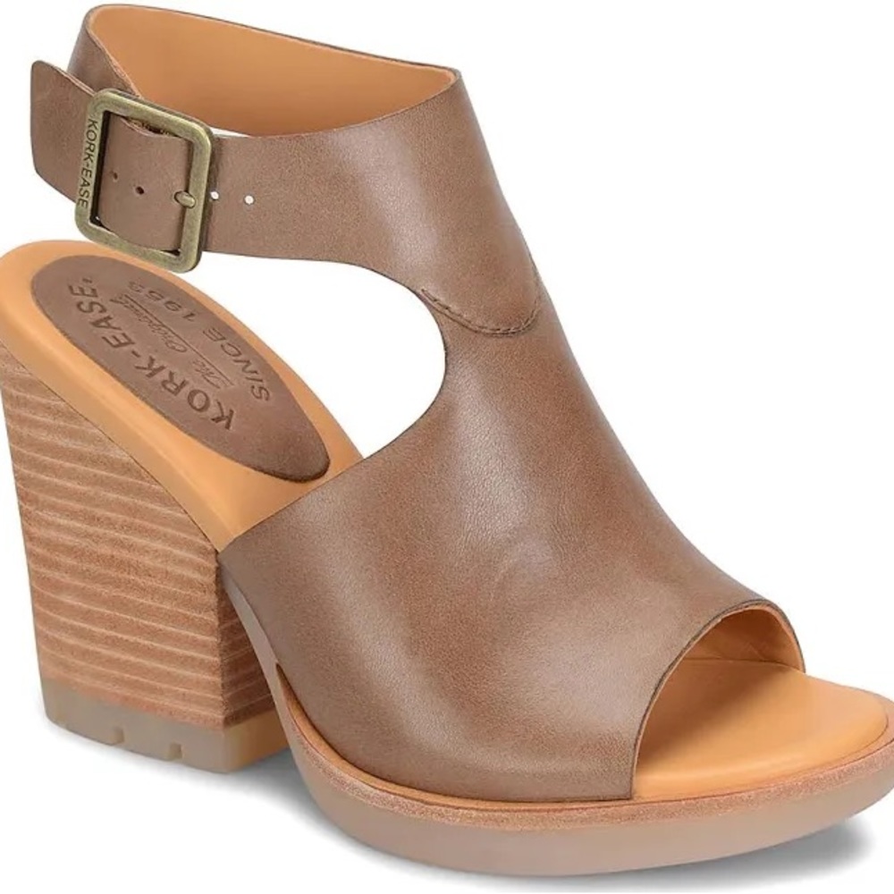 Kork-Ease Linden Heel Sandal - Brown - 9